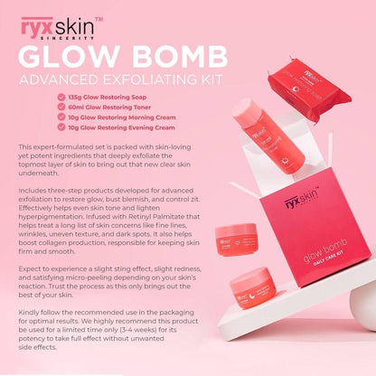 RYX Skin Glow Bomb Daily Care Kit - True Beauty Skin Essentials