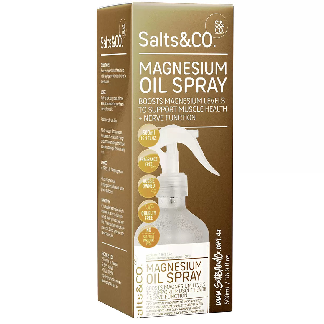 Salts &amp; Co Magnesium Oil Spray | 500ml