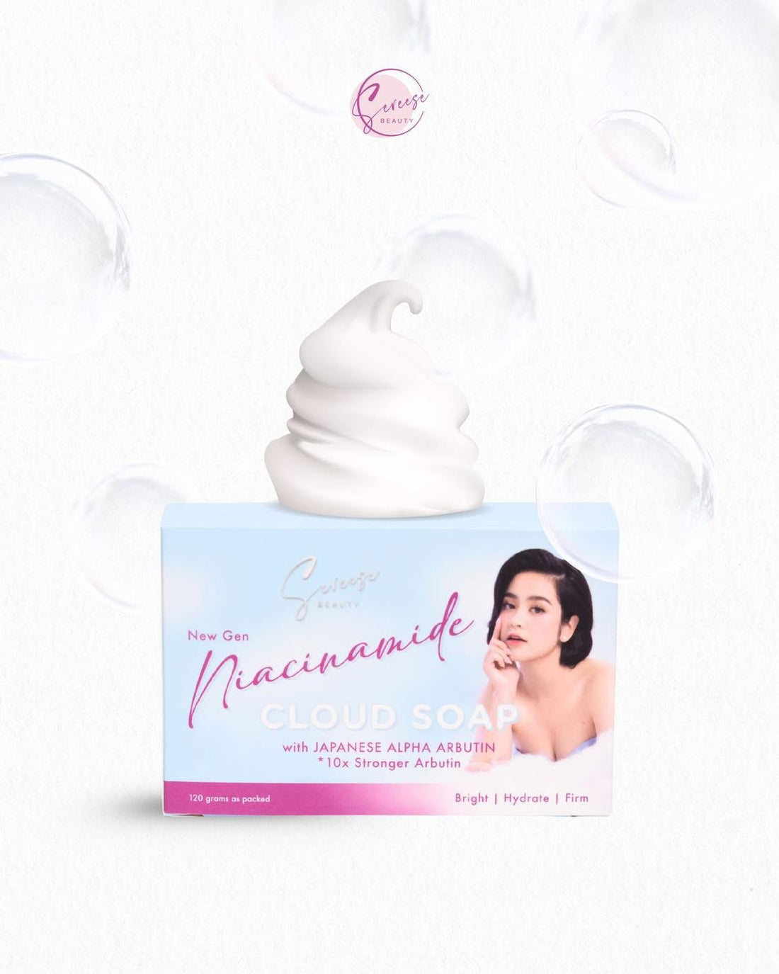Sereese Beauty Niacinamide cloud soap