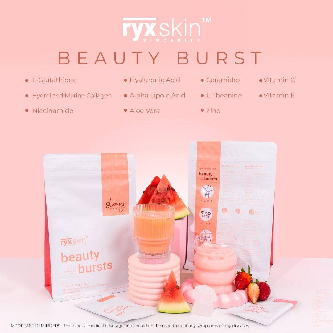 Slay Recipe Beauty Burst Milky Powder Mix by Ryxskin Sincerity (Net Wt. 180g)