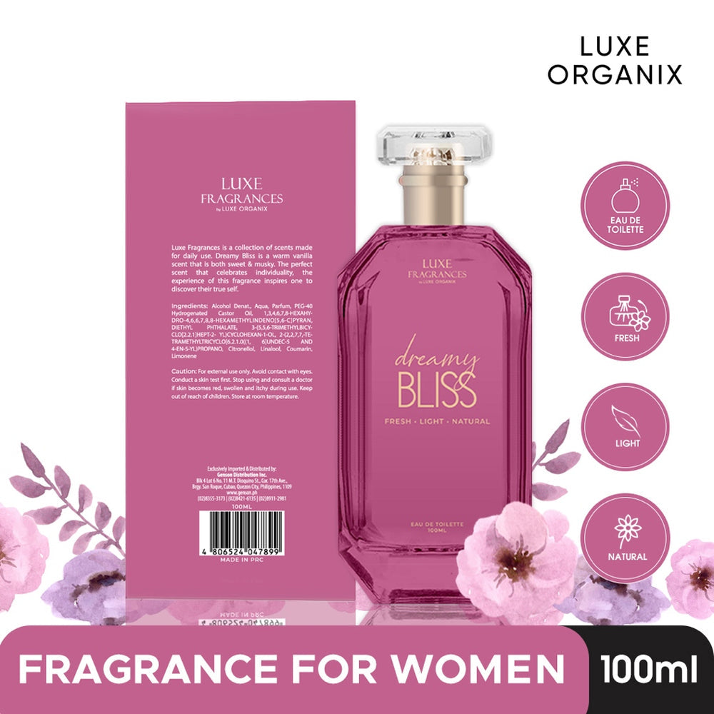 Luxe Fragrances Dreamy Bliss Eau De Toilette