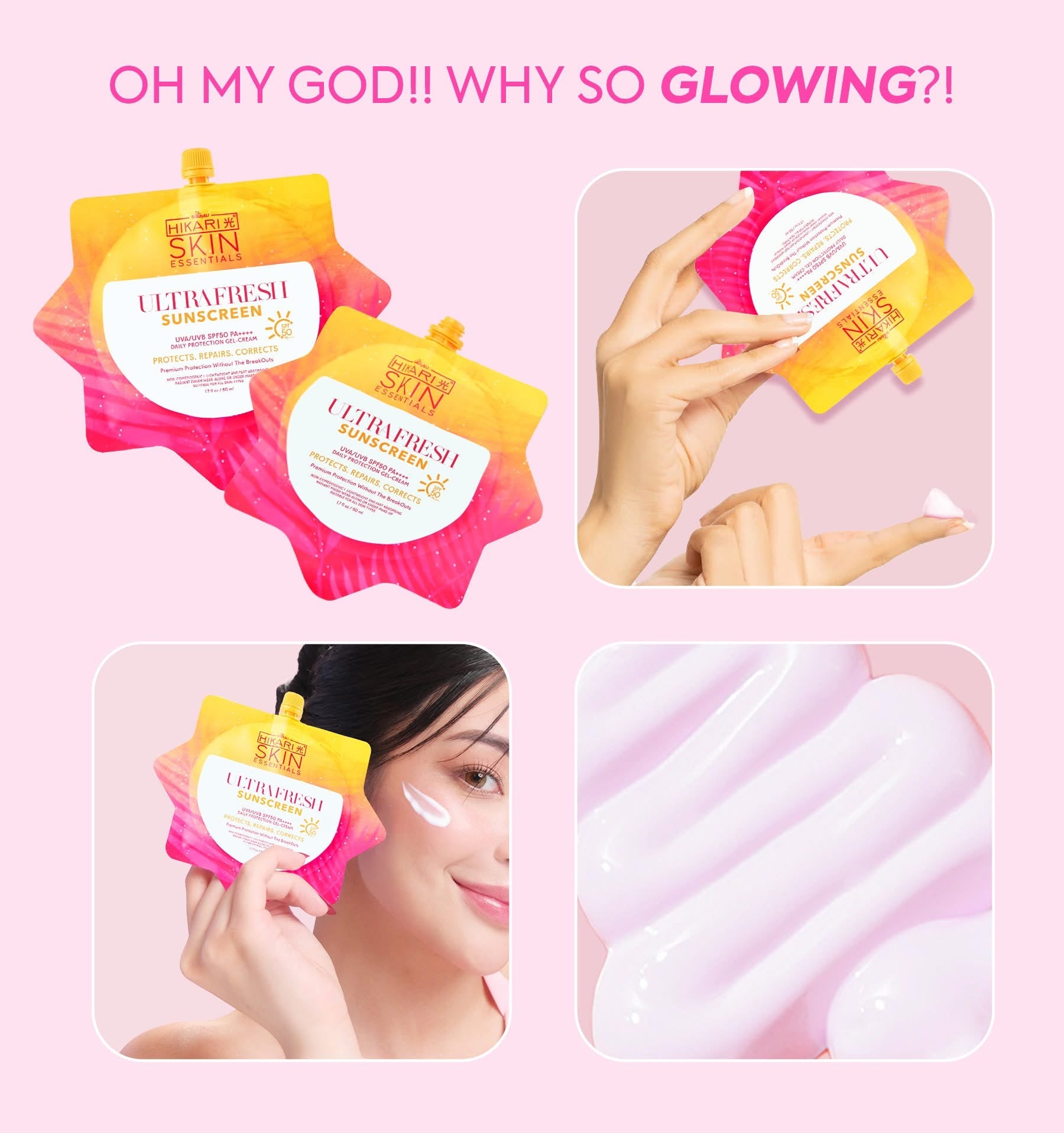 Beauty&U Hikari Skin Essentials Ultrawhite Sunscreen SPF50 PA++++
