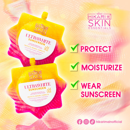Beauty&amp;U Hikari Skin Essentials Ultrawhite Sunscreen SPF50 PA++++ 50ml