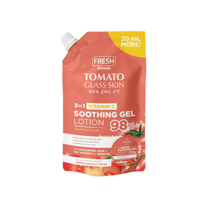 FRESH BT21 Tomato Glass Skin Soothing Gel Lotion 120ml