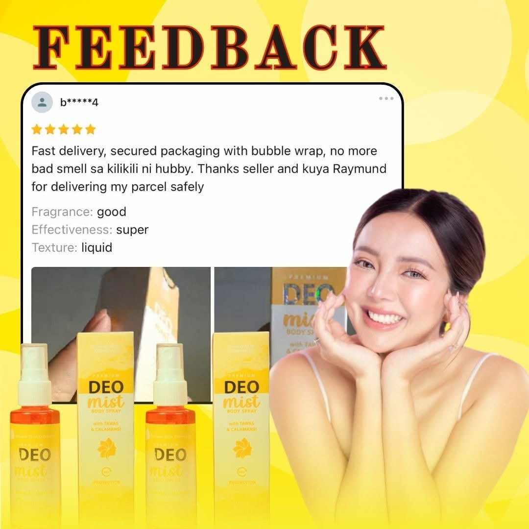 Rosmar Deo Mist Tawas and Calamansi