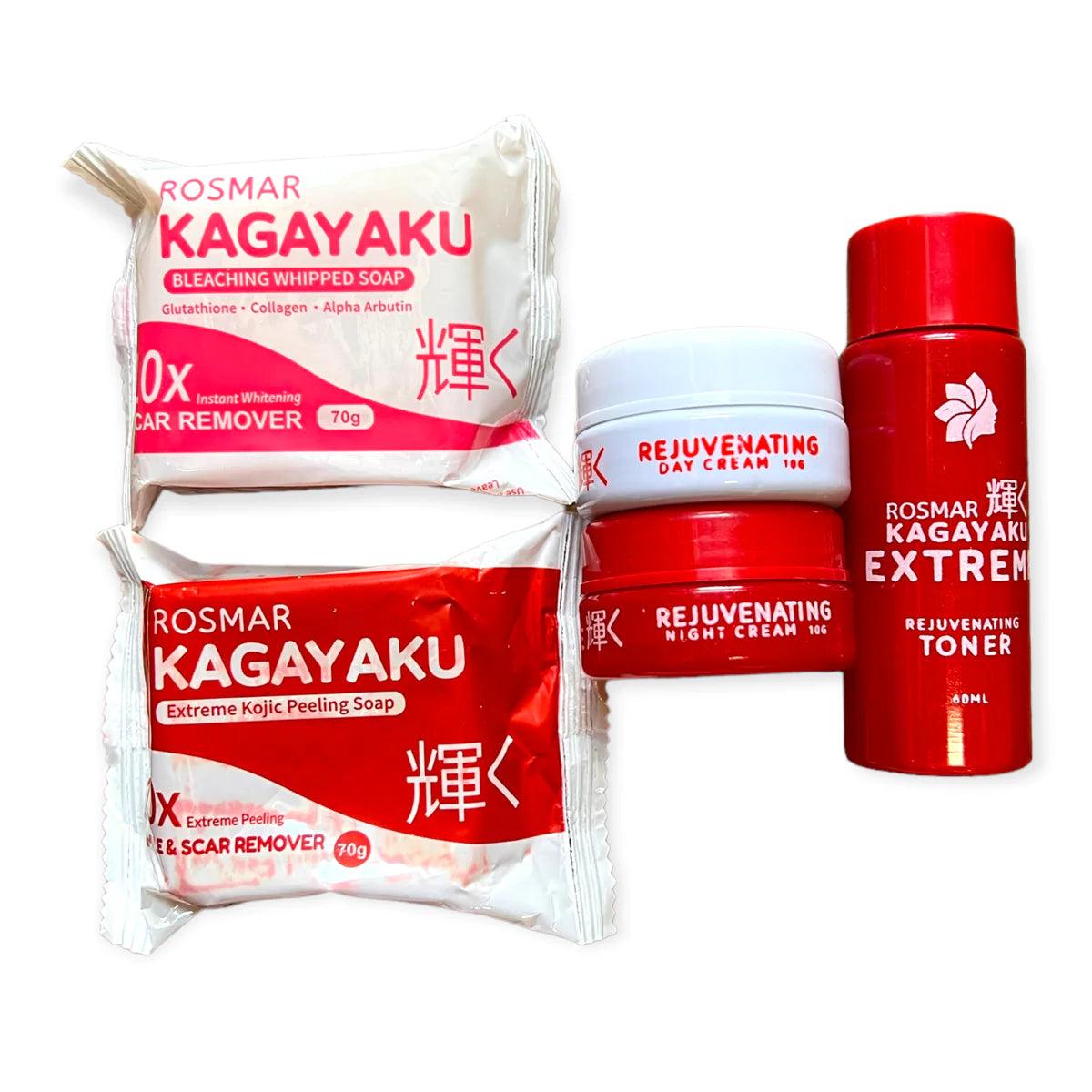 Rosmar Skin Essential Kagayaku Extreme Peeling and Whitening Kit - True Beauty Skin Essentials
