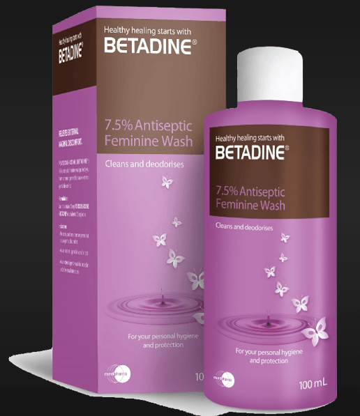 Betadine Antiseptic Feminine Wash (100mL) - True Beauty Skin Essentials