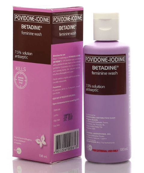 Betadine Antiseptic Feminine Wash (100mL) - True Beauty Skin Essentials