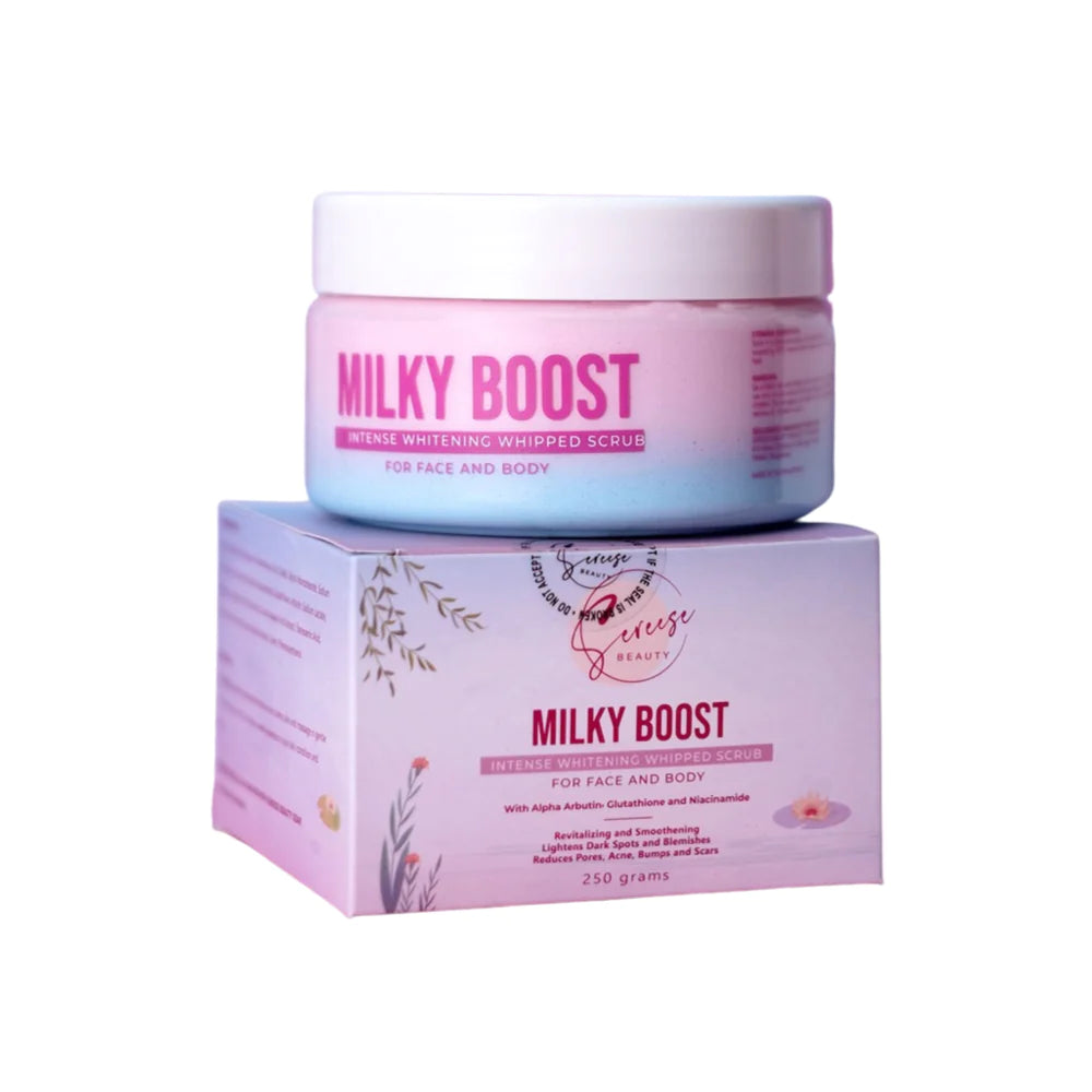 Sereese Beauty Milky Boost Intense Whitening Whip Scrub - True Beauty Skin Essentials