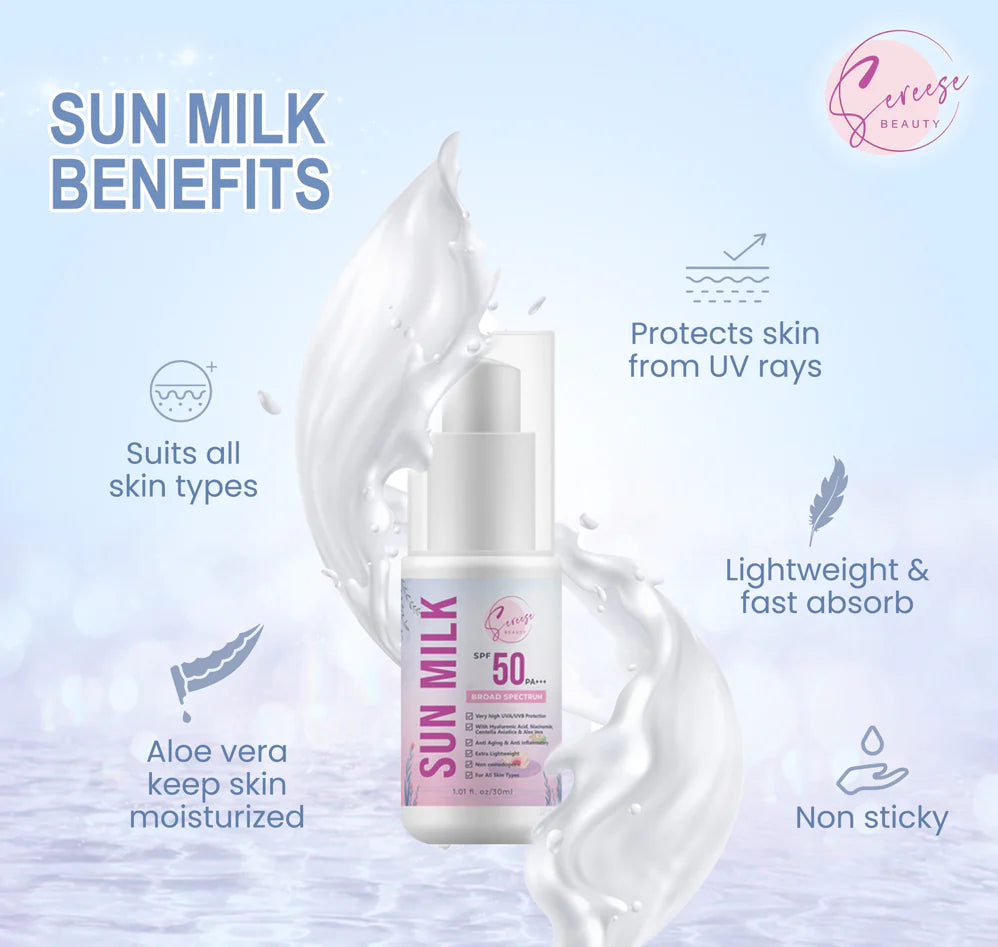 Sereese Beauty Sunmilk - True Beauty Skin Essentials