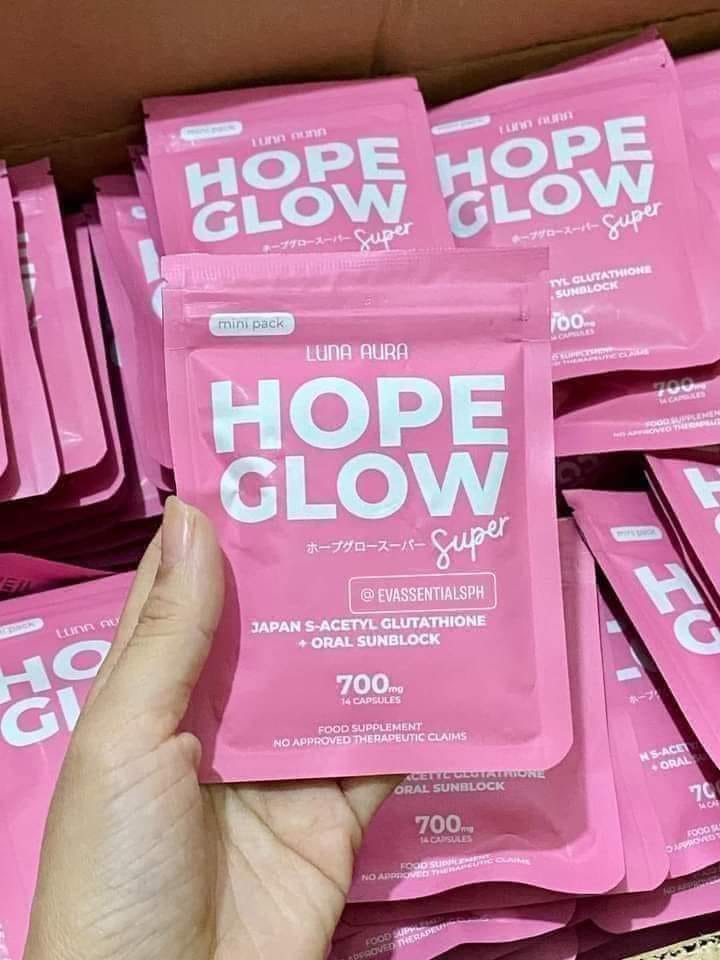 Luna Aura Hope Glow Glutathione and Hope C Plus - True Beauty Skin Essentials