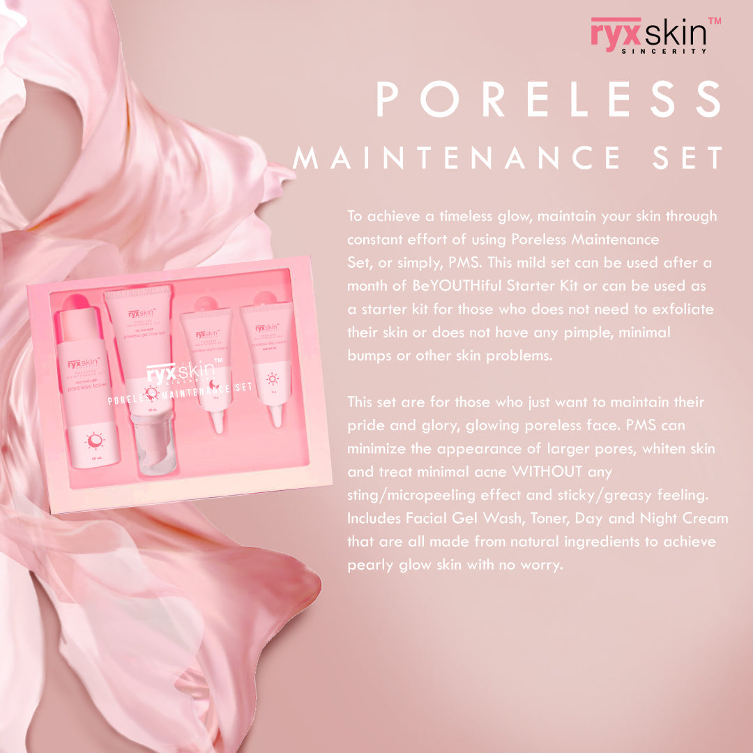 RYX Skin Poreless Maintenance Kit - True Beauty Skin Essentials
