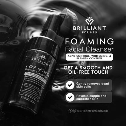 Brilliant for Men Facial Cleanser 100ml - True Beauty Skin Essentials