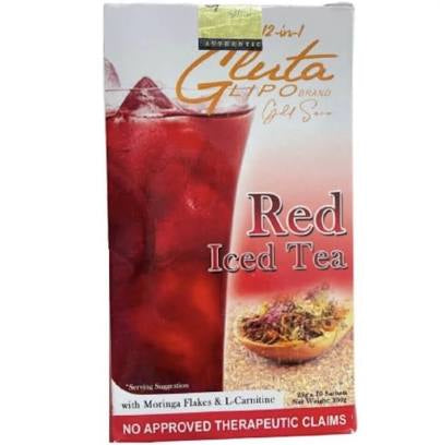 Gluta Lipo Red Iced Tea - True Beauty Skin Essentials