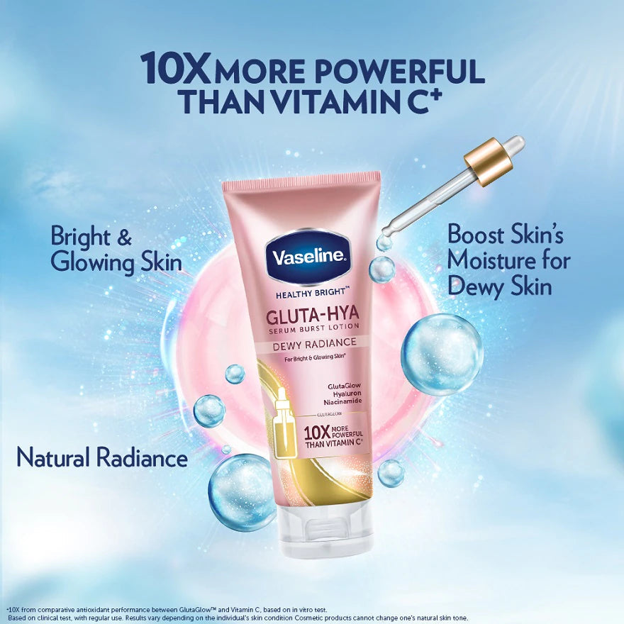 Vaseline Gluta-Hya Serum Burst Dewy Radiance - True Beauty Skin Essentials