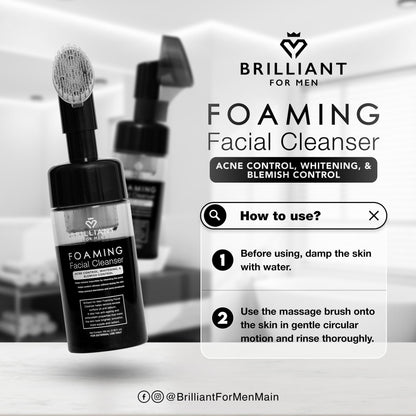 Brilliant for Men Facial Cleanser 100ml - True Beauty Skin Essentials