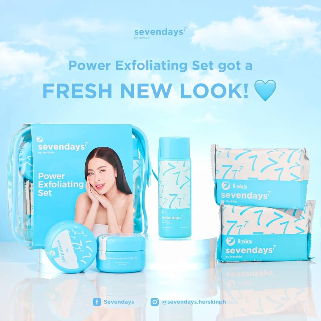 HerSkin Seven Days Power Exfoliating Set - True Beauty Skin Essentials