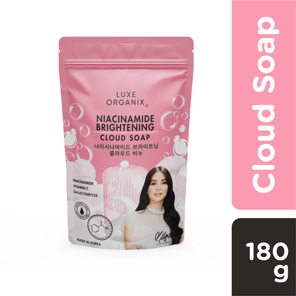 Luxe Organix Cloud Soap Niacinamide + Arbutin - True Beauty Skin Essentials