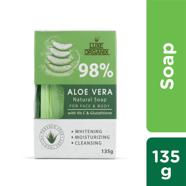 LUXE Organix Aloe Vera Natural Soap - True Beauty Skin Essentials