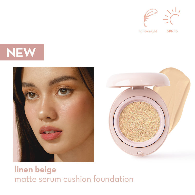 Happy Skin Second Skin Matte Serum Cushion Foundation SPF15 - True Beauty Skin Essentials