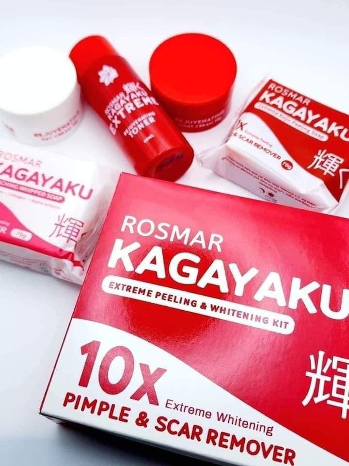 Rosmar Skin Essential Kagayaku Extreme Peeling and Whitening Kit - True Beauty Skin Essentials